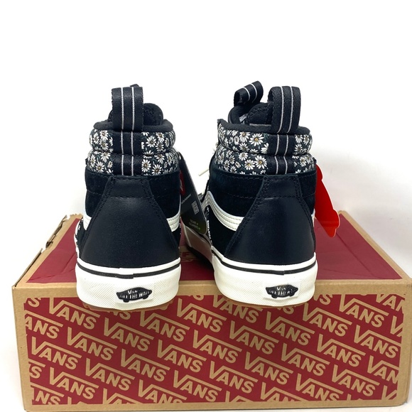 VANS SK-8 Hi MTE-2 Floral Black Boot Casual Leather Women Size Skate VN0A5HZZF2B - Picture 3 of 9